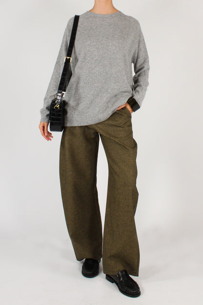 Pantaloni Mélange Taglio Balloon