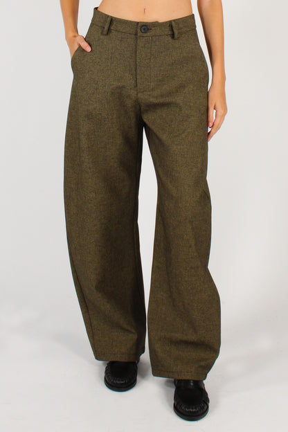 Pantaloni Mélange Taglio Balloon