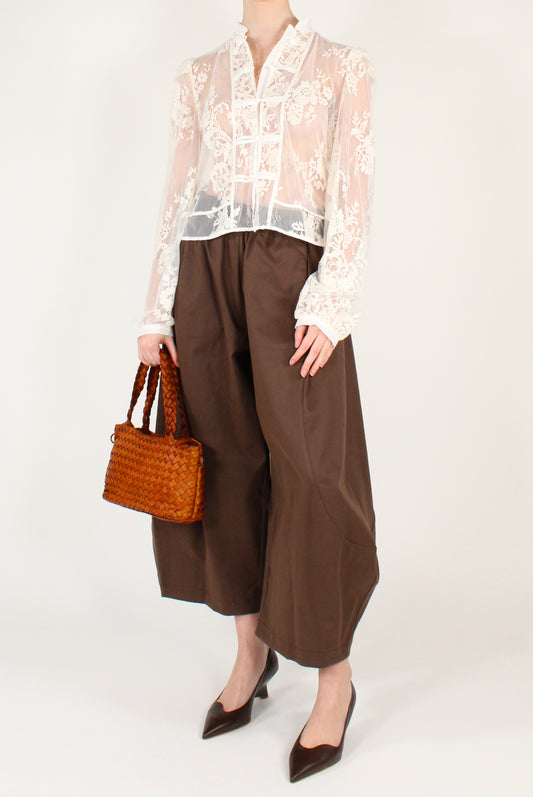 Pantaloni Balloon Over Cotone e Lyocell