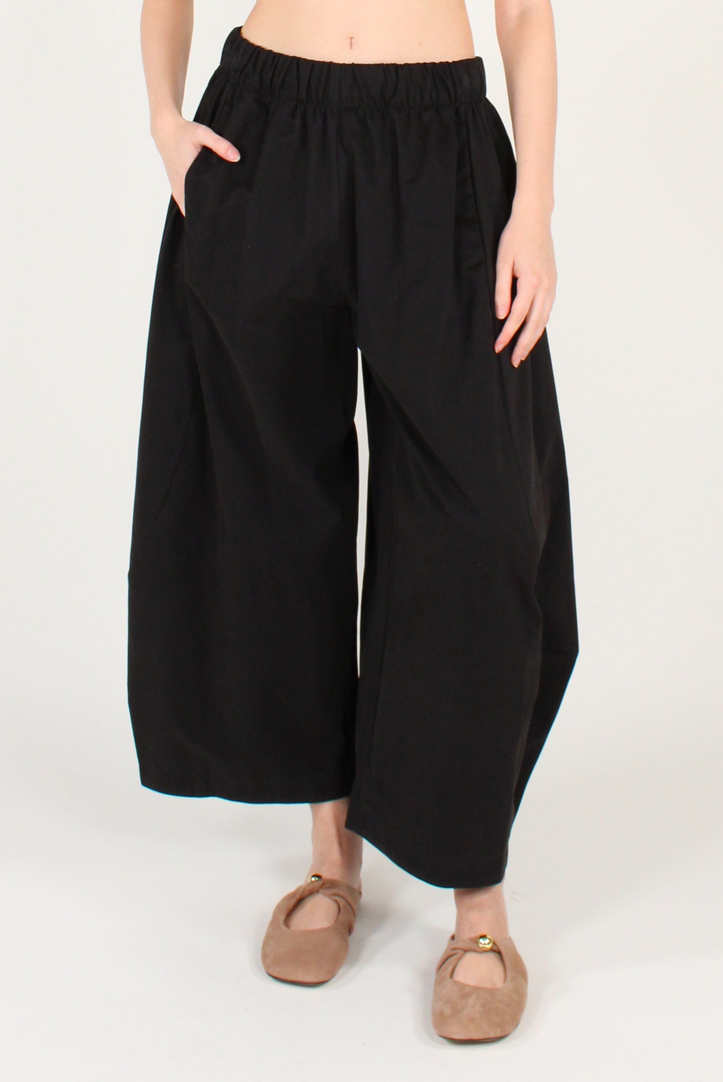 Pantaloni Balloon Over Cotone e Lyocell