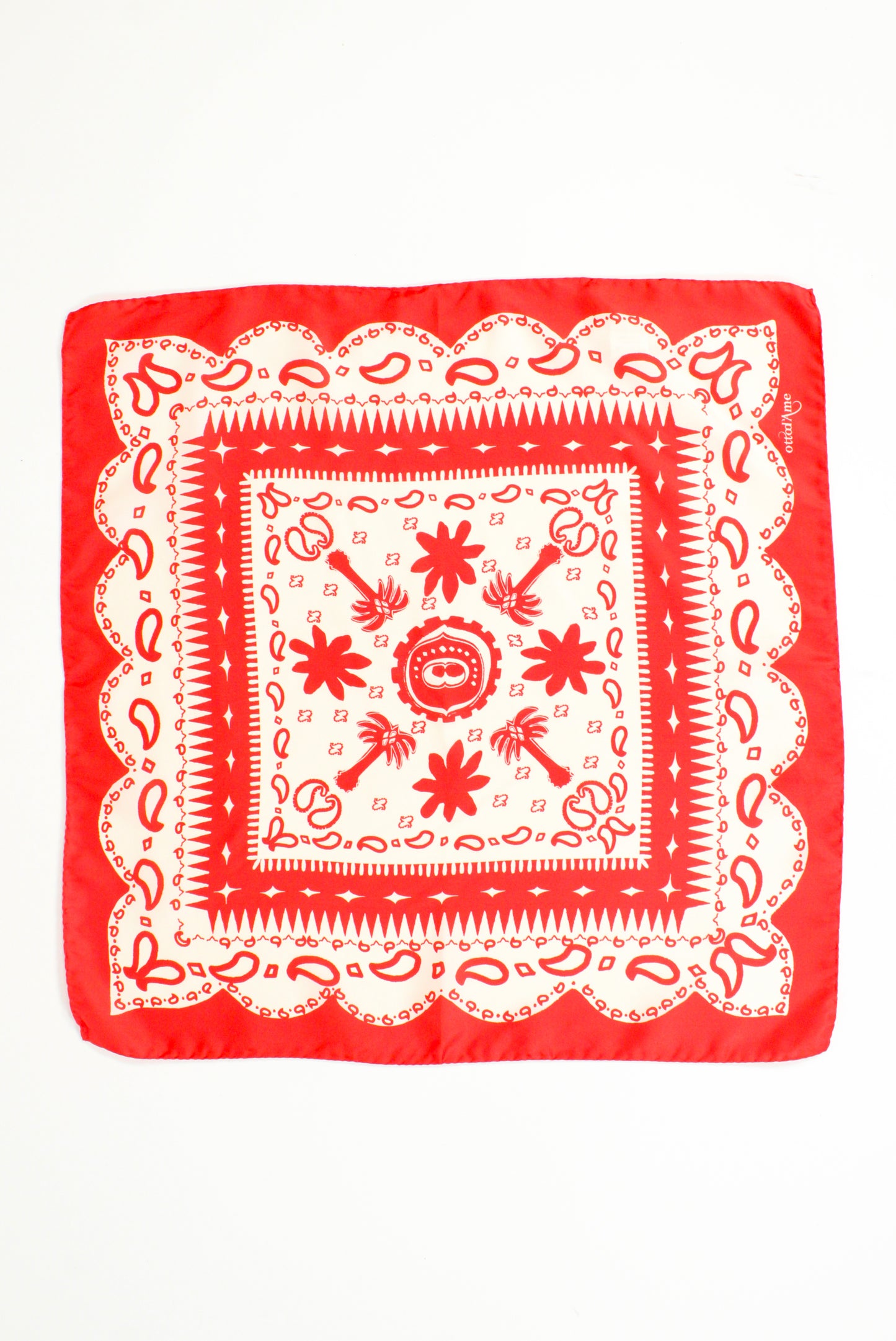 Printed Silk Bandana