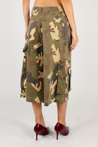 Bermuda Cargo Stampa Camouflage