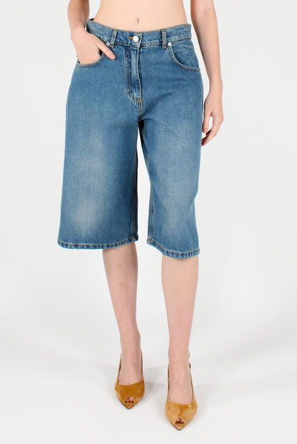 Bermuda Denim in Cotone Koji