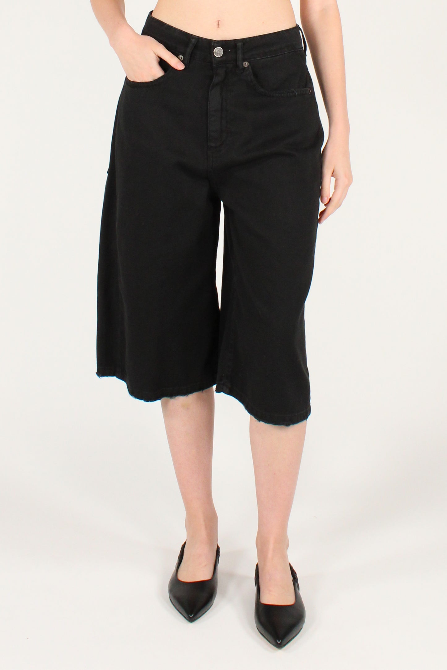 Denim Cargo Shorts
