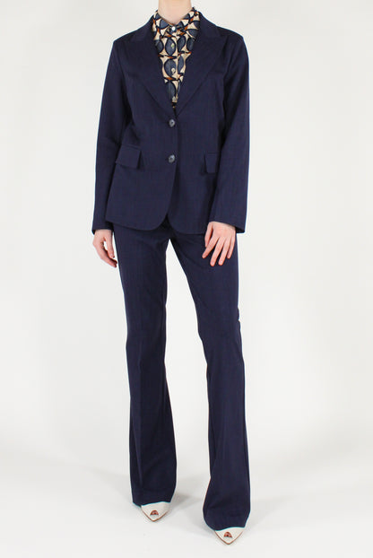 Blazer Monopetto in Viscosa Elasticizzata