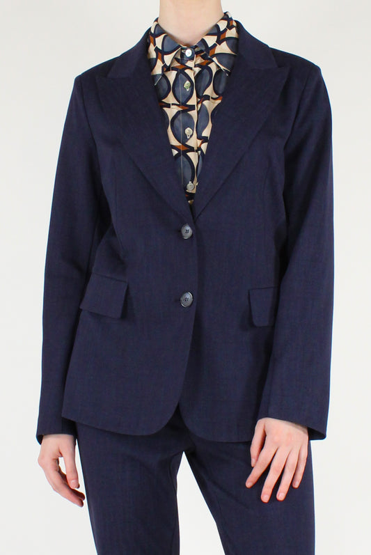 Blazer Monopetto in Viscosa Elasticizzata