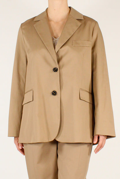 Blazer Over Monopetto Cotone Elasticizzato