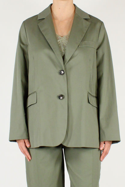 Blazer Over Monopetto Cotone Elasticizzato