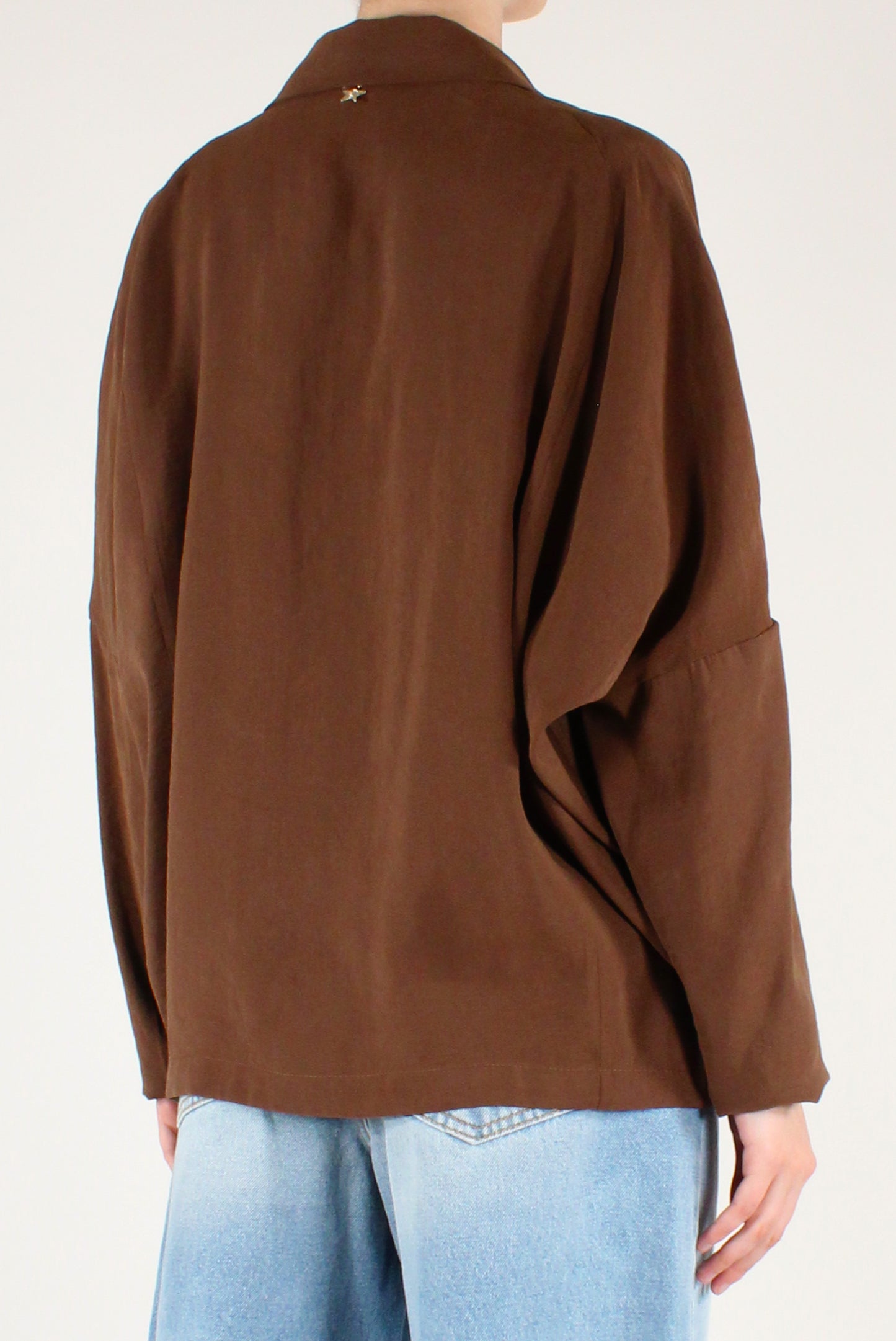 Blazer Ovetto Doppiopetto in Modal