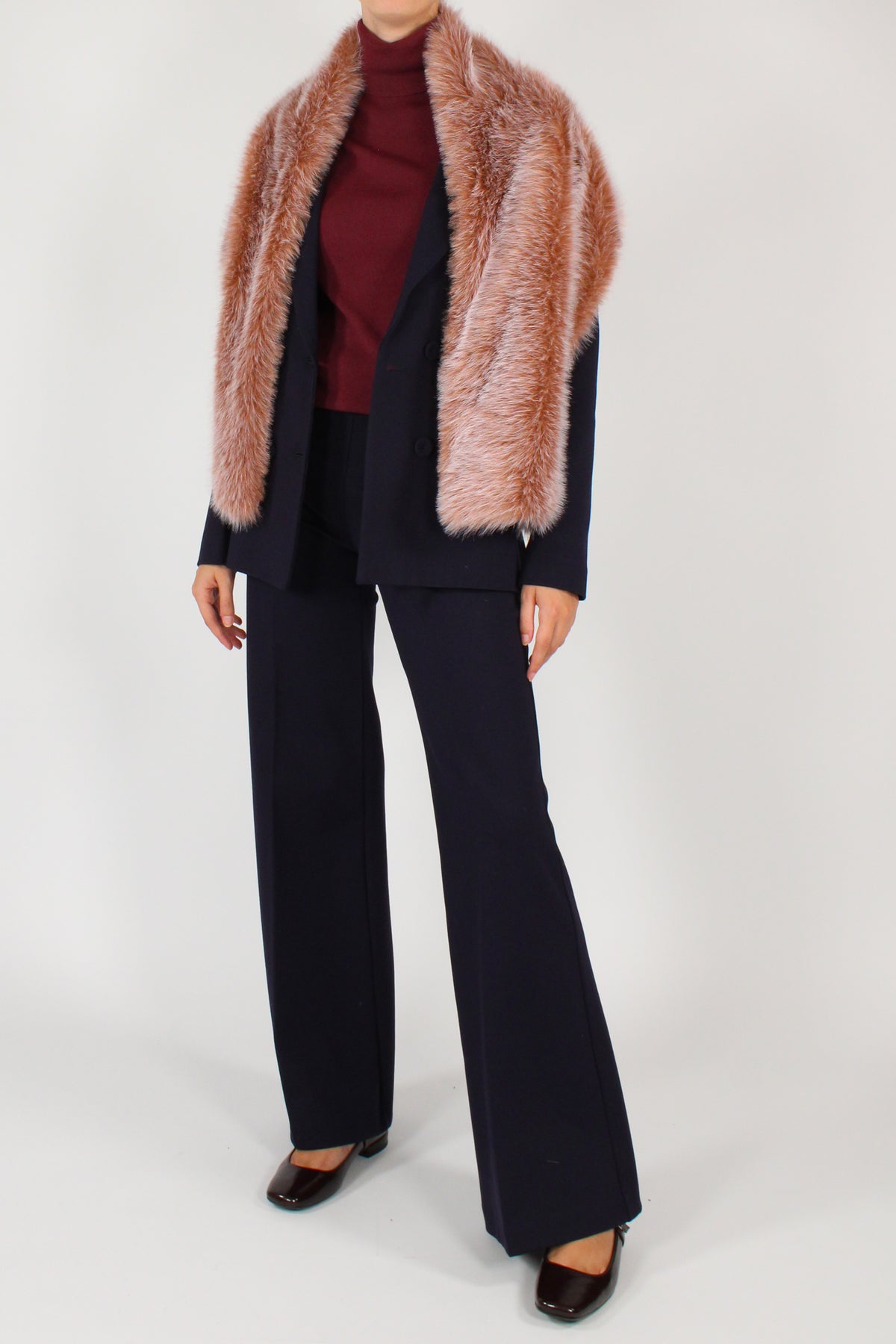 Blazer Doppiopetto Misto Viscosa Elasticizzata