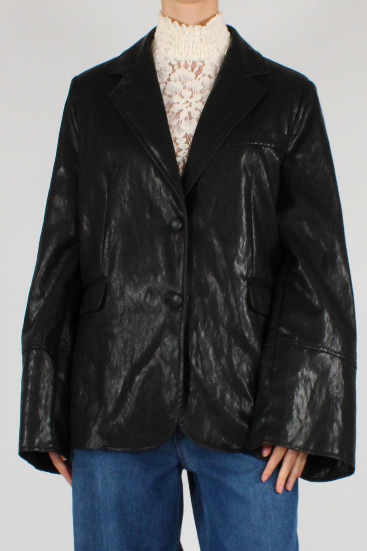 Blazer Over in Ecopelle
