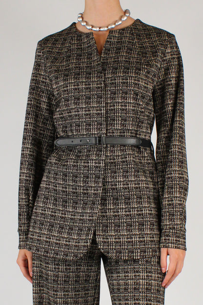 Blazer Stampa Astratta