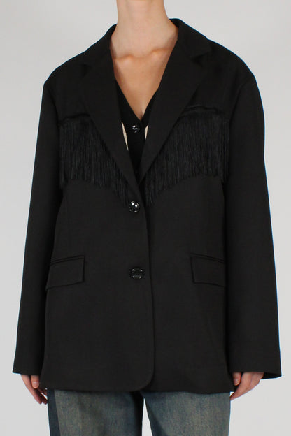 Blazer Monopetto con Frange