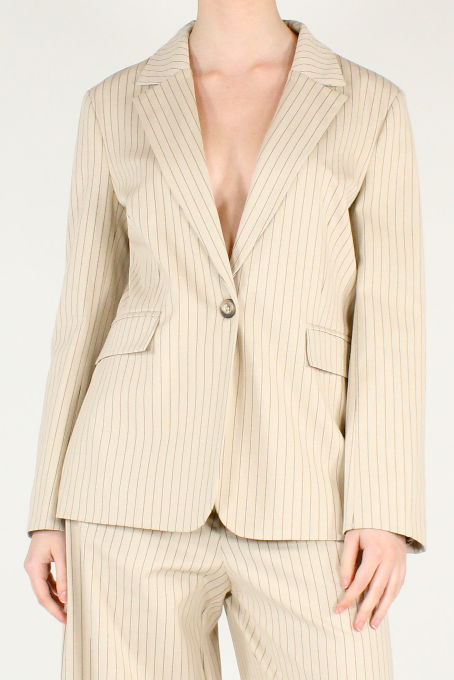 Blazer Monopetto Gessato