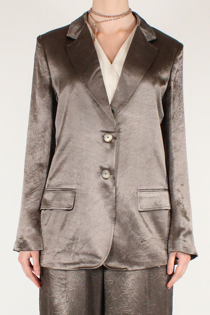 Blazer Monopetto Metallizzato