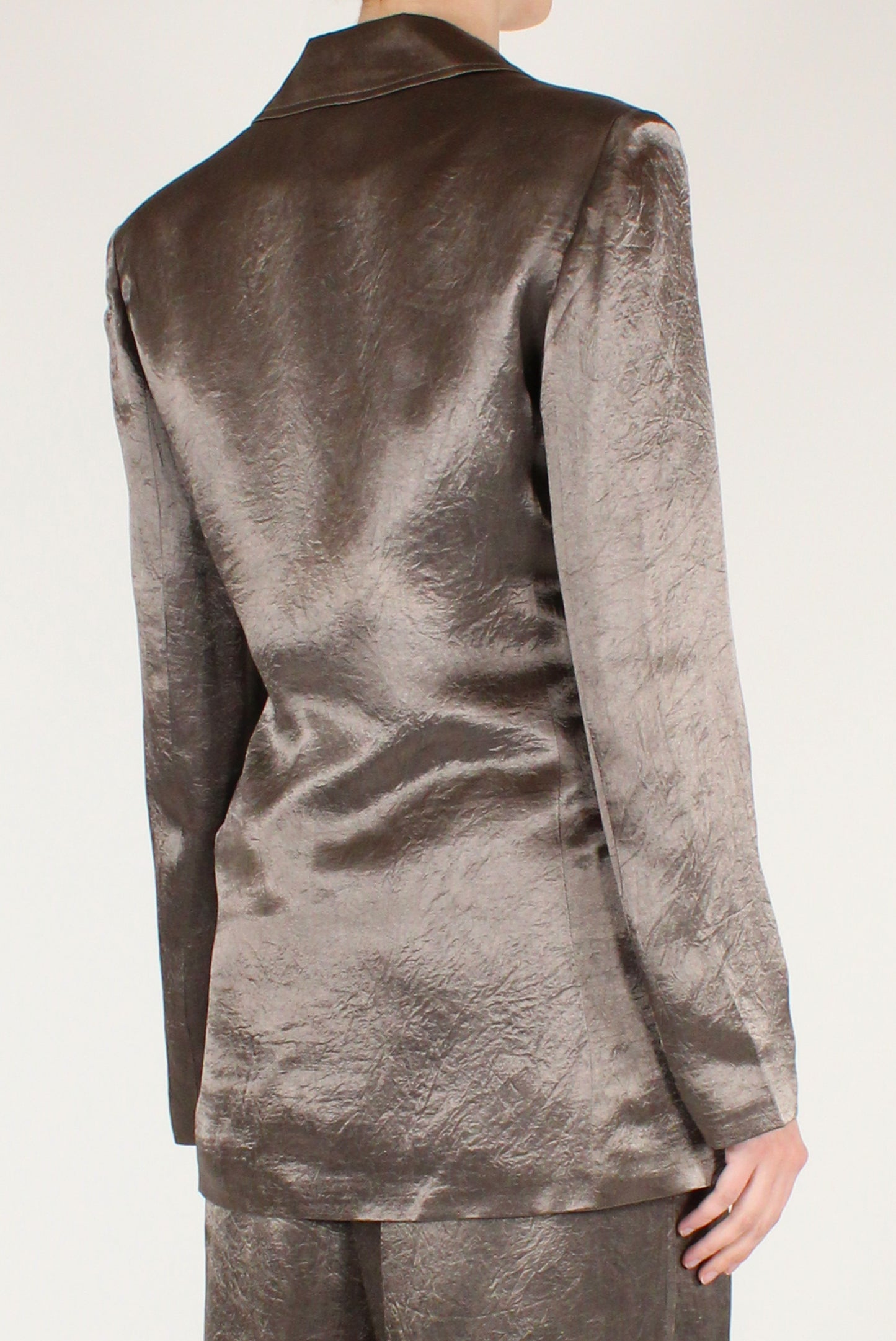 Blazer Monopetto Metallizzato