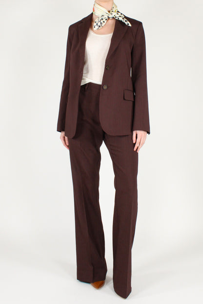 Linen and Viscose Blend Trousers