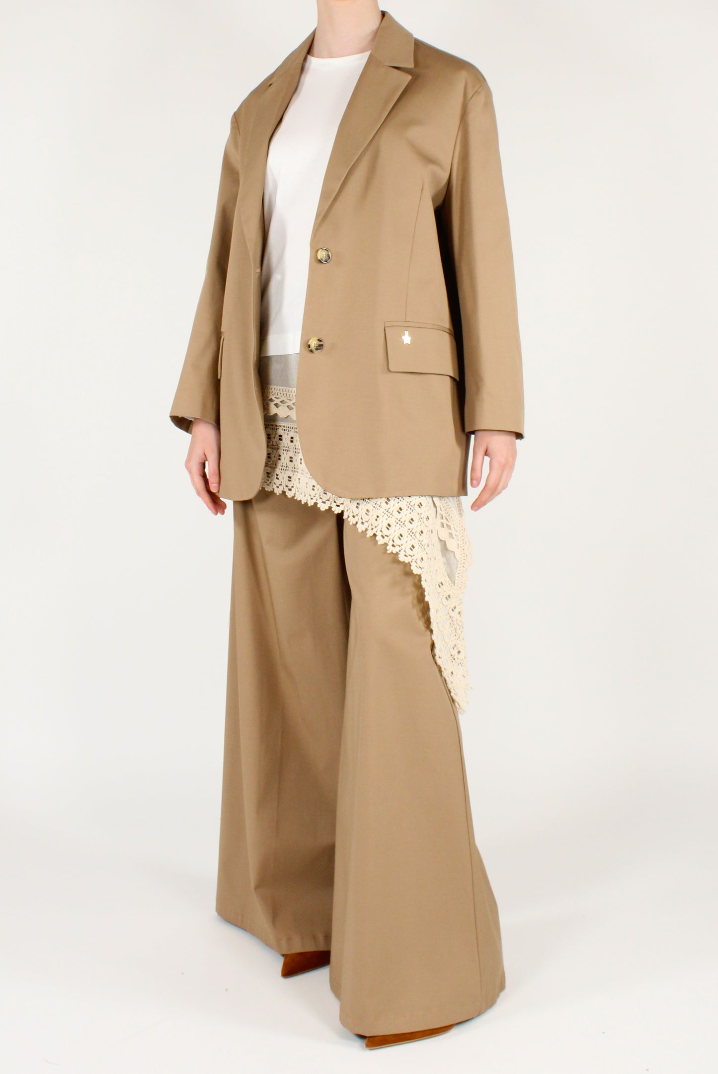 Pantaloni a Palazzo Gamba Ampia