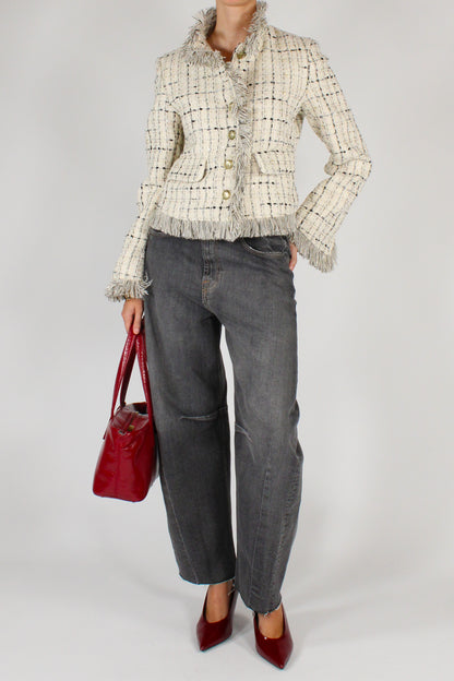 Giacca in Tweed con Lurex