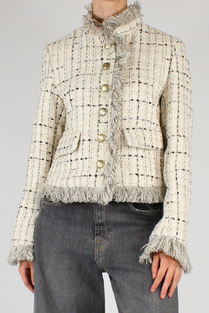 Giacca in Tweed con Lurex