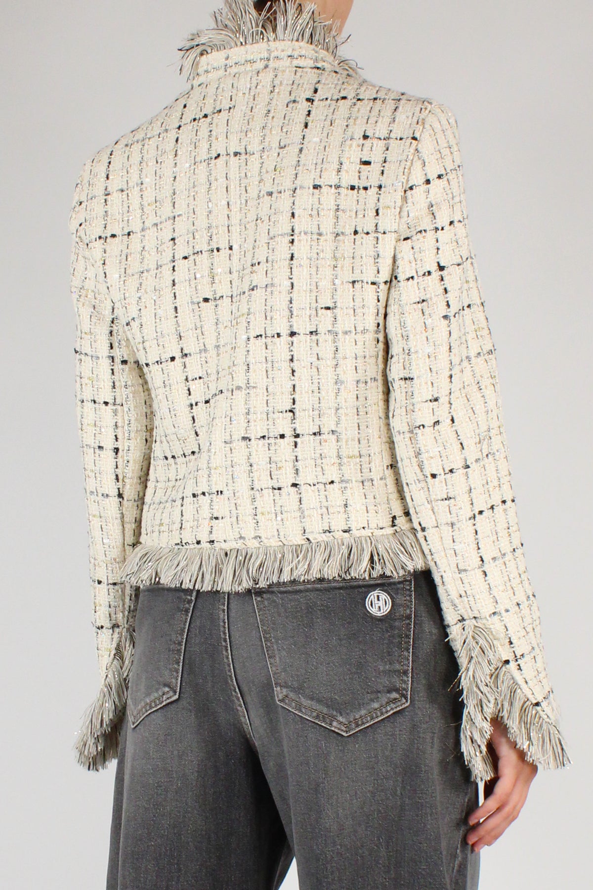 Giacca in Tweed con Lurex