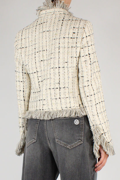 Giacca in Tweed con Lurex