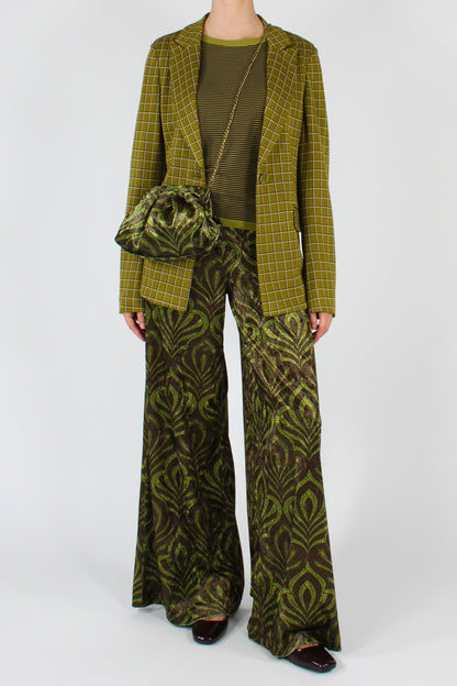Blazer Monopetto a Quadretti