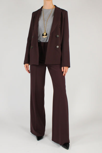 Blazer Doppiopetto Misto Viscosa