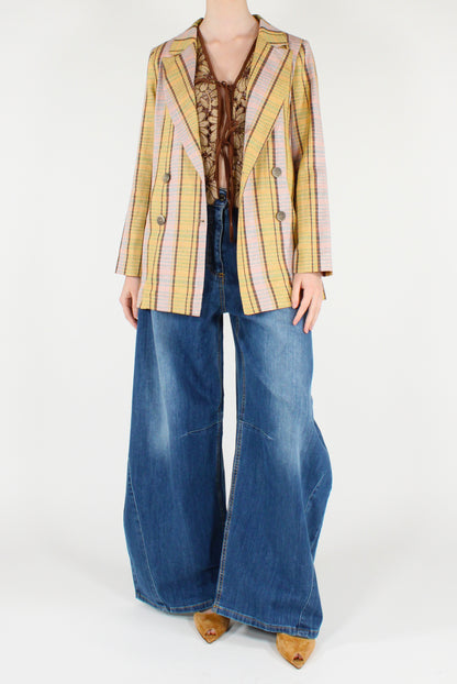 Blazer Doppiopetto Tartan