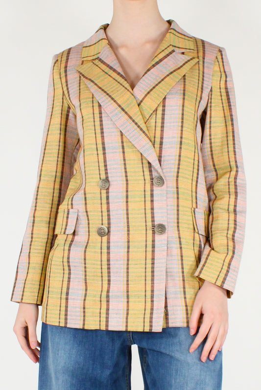 Blazer Doppiopetto Tartan