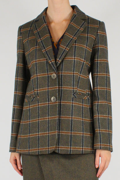 Blazer Monopetto a Quadri
