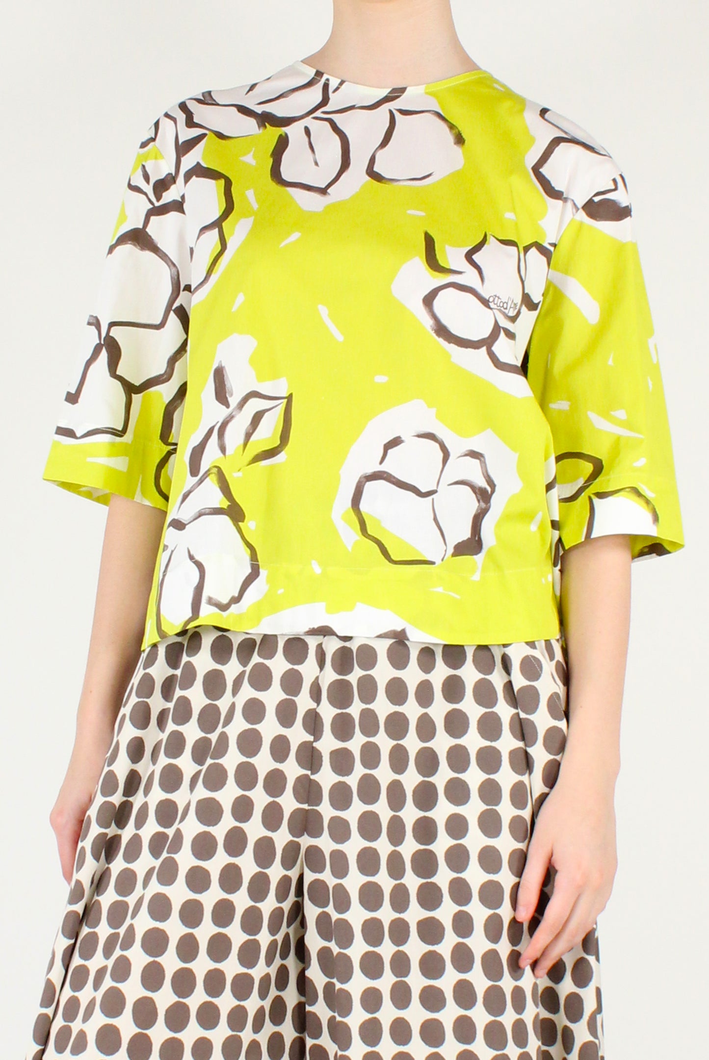Floral Print Oversize Blouse