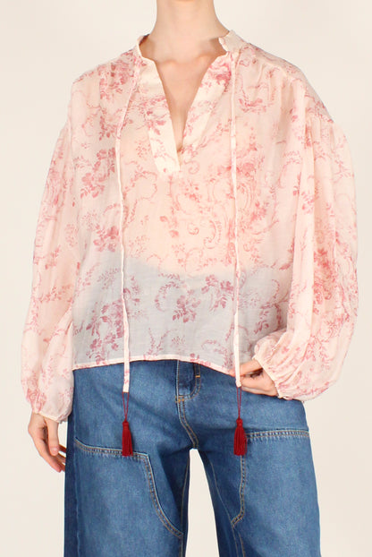 Floral Print Blouse