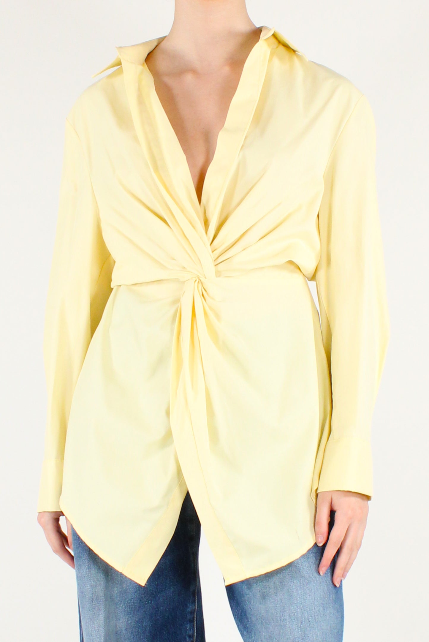 Blusa Camicia Nodo Incrociato