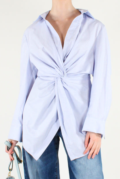 Blusa Camicia Nodo Incrociato