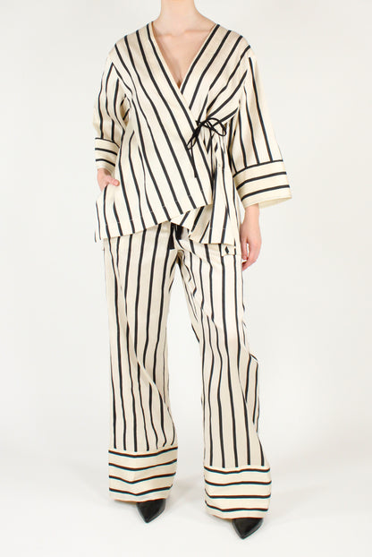 Camicia Kimono a Righe