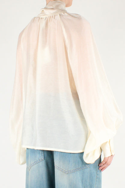 Blusa Over con Fiocco