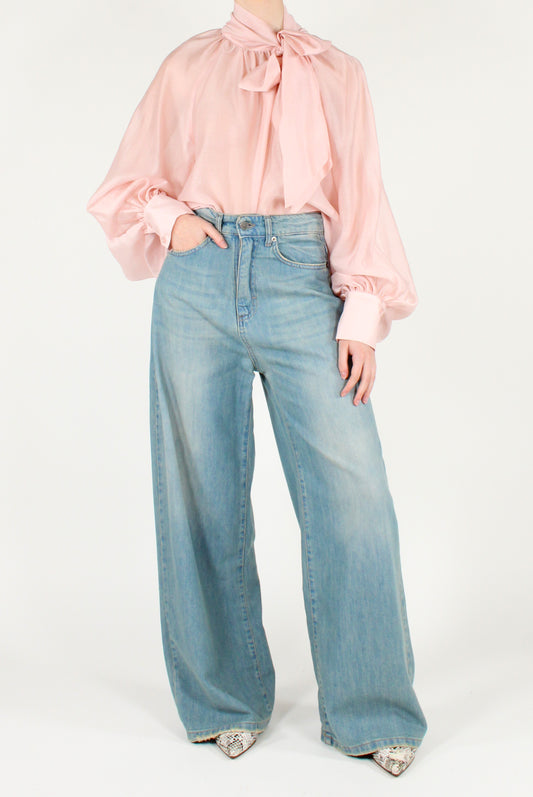 Blusa Over con Fiocco