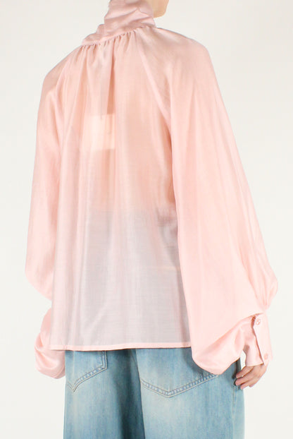 Blusa Over con Fiocco