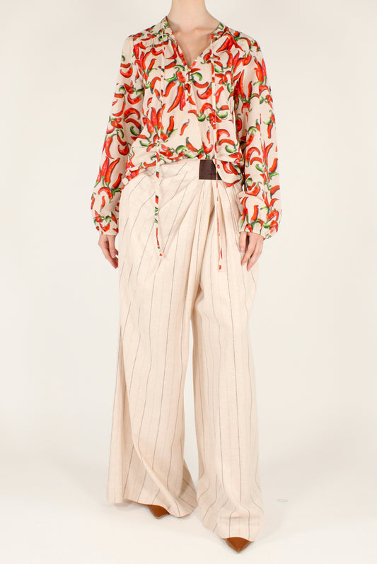 Chilli Print Blouse