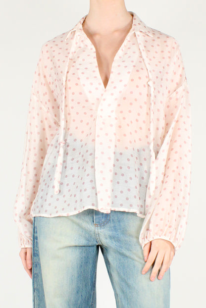 Blusa Over a Pois