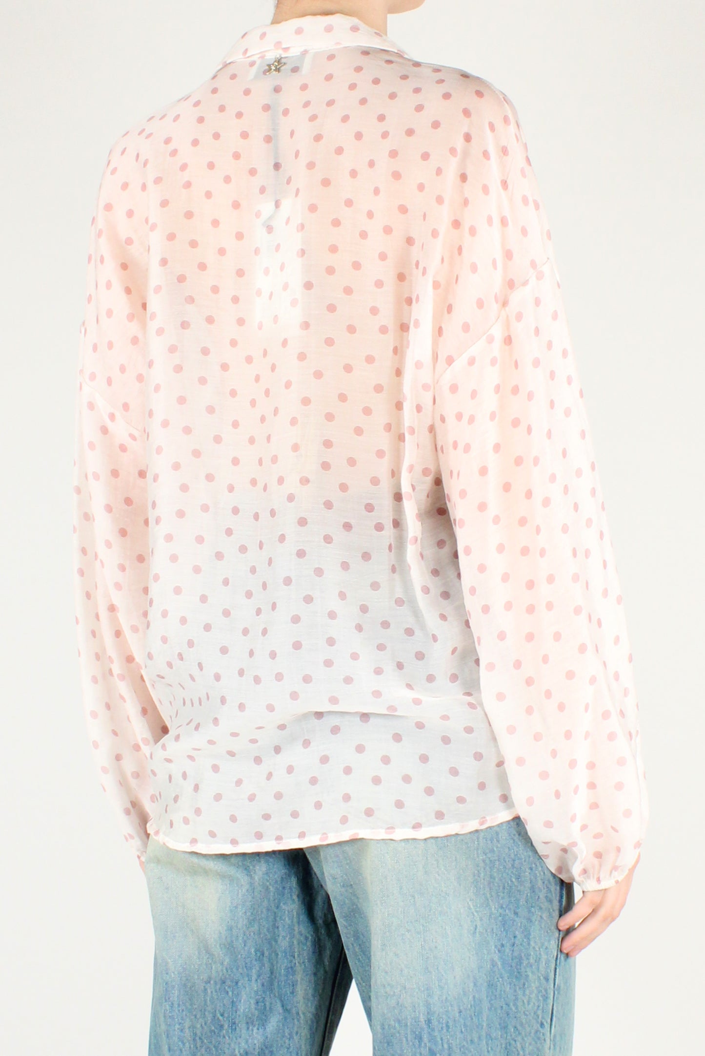 Blusa Over a Pois