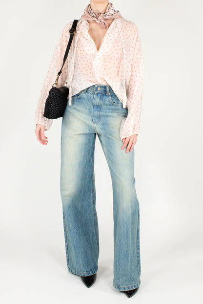 Blusa Over a Pois
