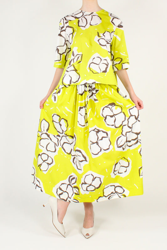 Gonna Midi Fantasia Floreale