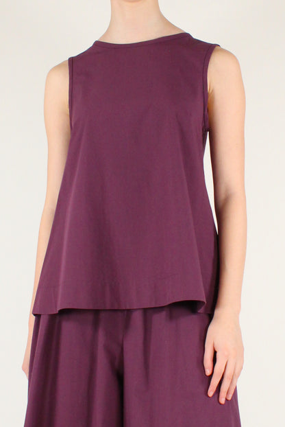 Blusa Smanicata in Popeline