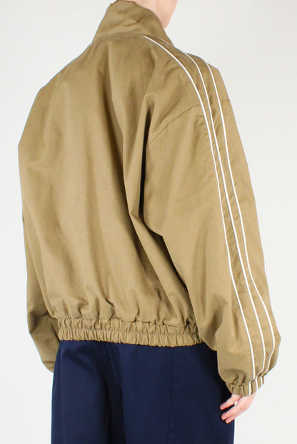 Bomber in Cotone con Alamari