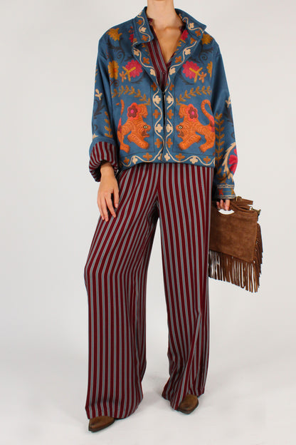 Bomber Stampa Drago Taglio Kimono