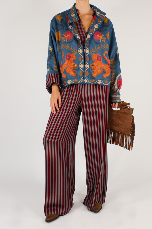 Bomber Stampa Drago Taglio Kimono