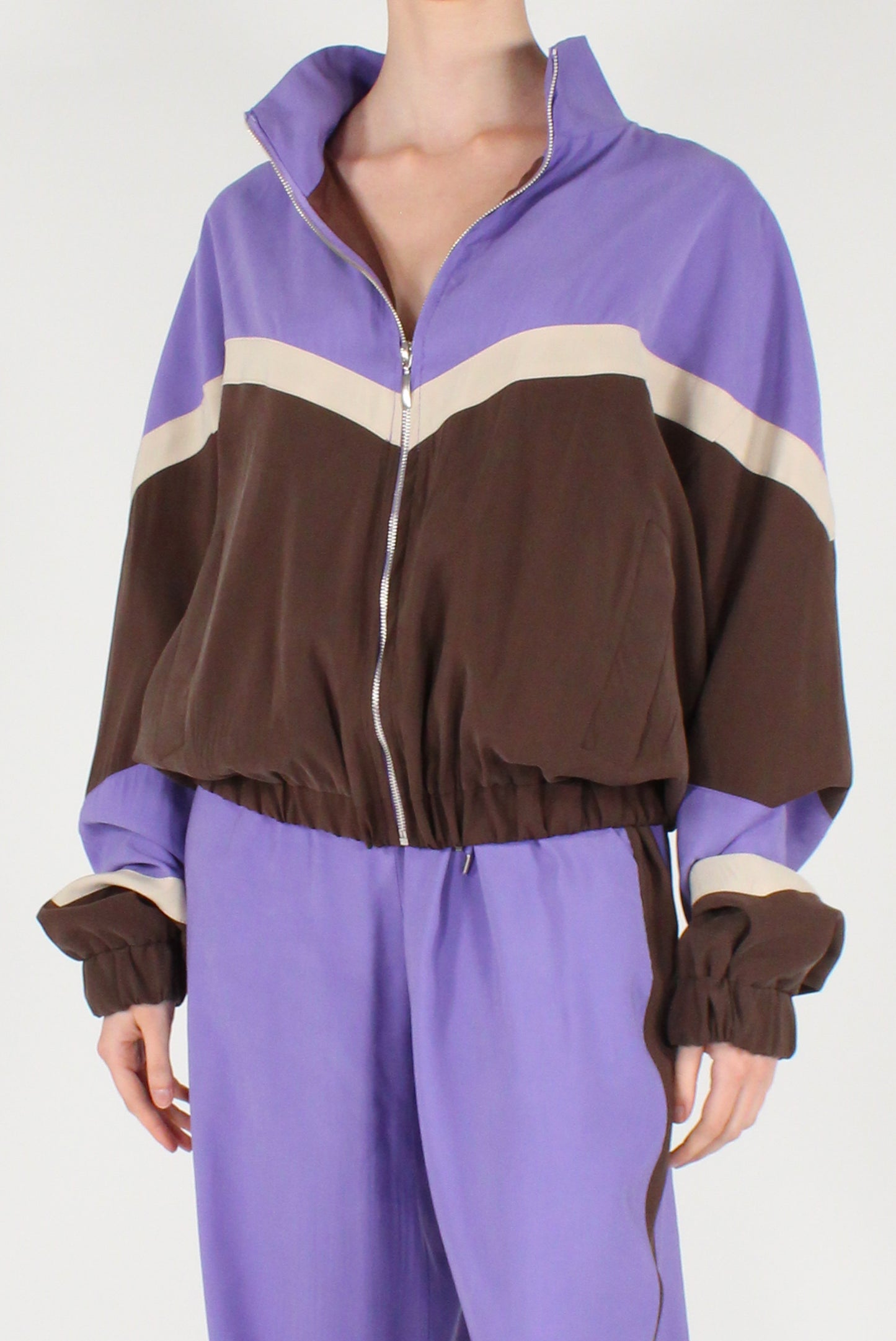 Bomber Misto Viscosa Tricolore