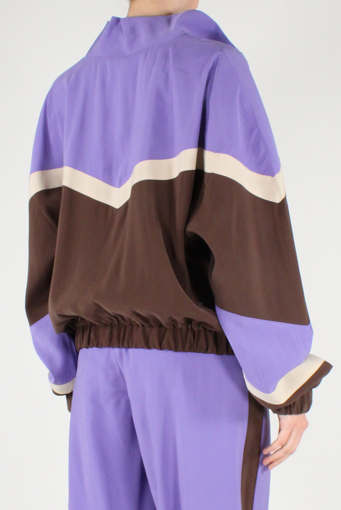 Bomber Misto Viscosa Tricolore